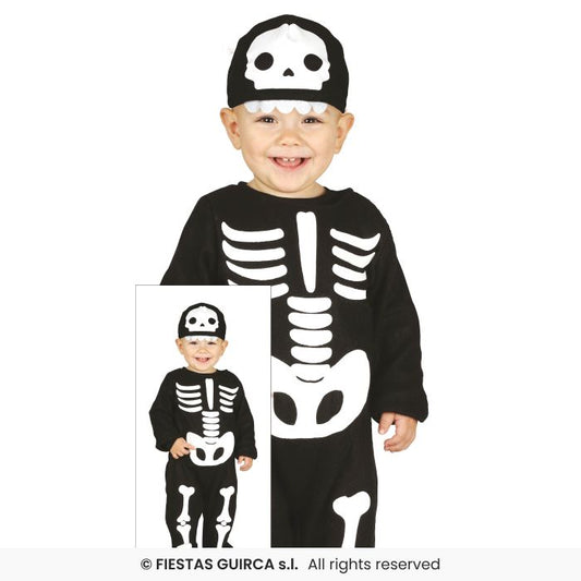 Cute Skeleton Costume Toddlers Halloween Fancy Dress Outfit Boys Girls Age 1-3