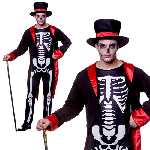 Mr Skelebones Mens Costume