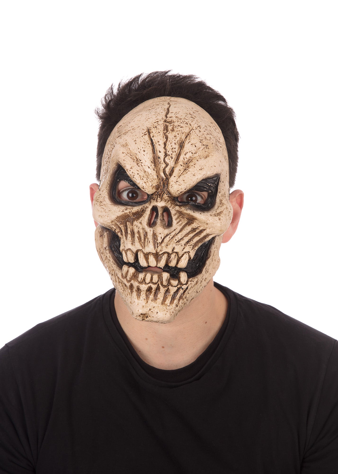 Dark Skeleton Grin Mask