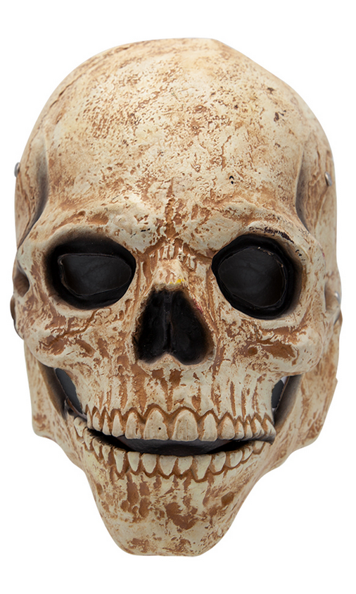 Moving Mouth Skull Mask Skeleton Face Mask Adults Halloween Fancy Dress Accessory