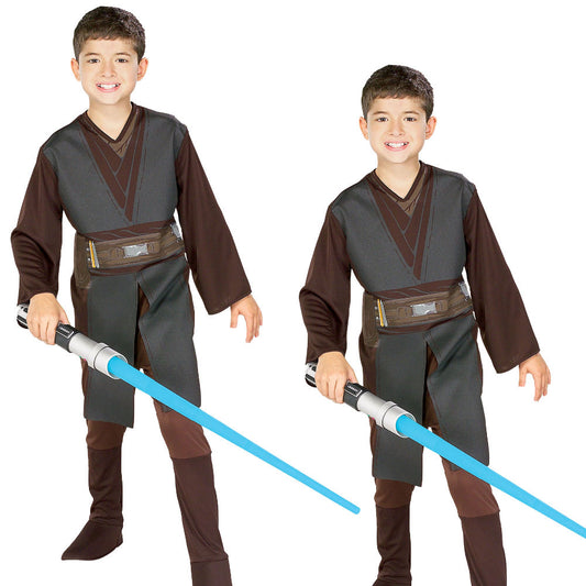 Anakin Skywalker Child Licensed Star Wars Fancy Dress Costume Boys Girls Outfit