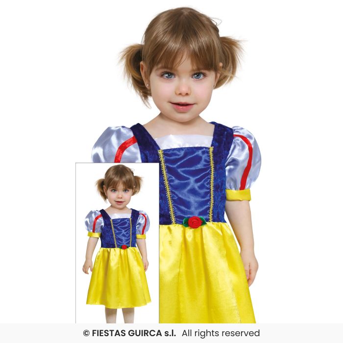 Princess Snow Fairytale Movie Fancy Dress Costume Girls Book Day Outfit Age 1-2