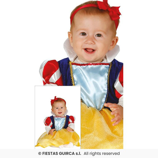 Little Snow Princess Costume Fairytale Girls Book Day Fancy Dress Outfit Age 1-2