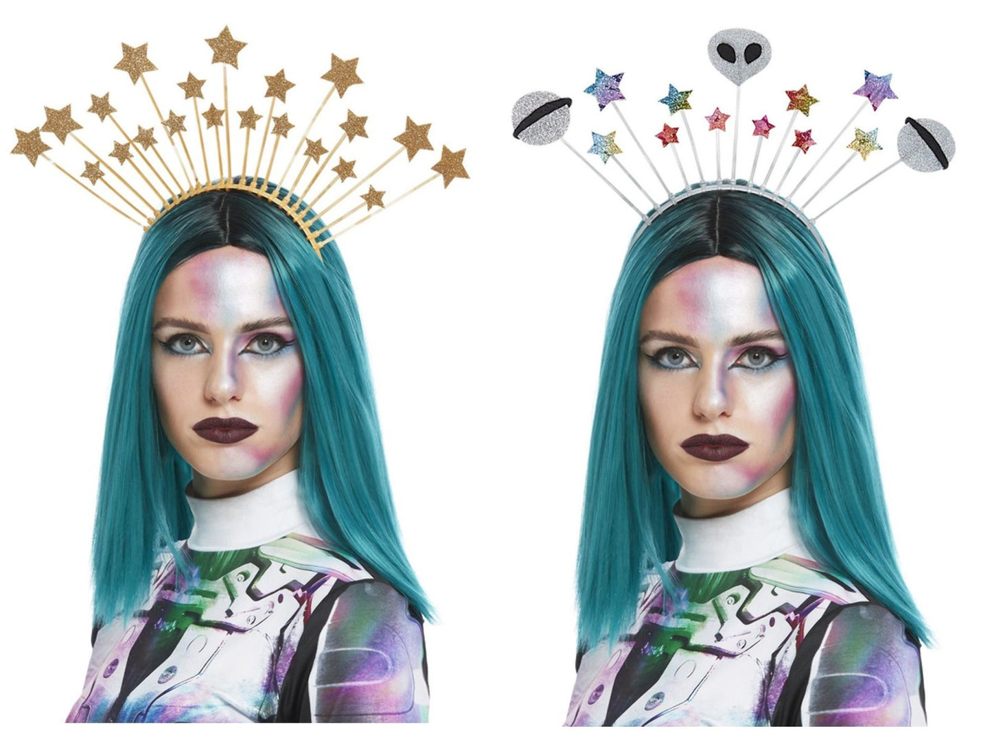 Space Headband Alien Martian Outer Space Fancy Dress Costume Prop