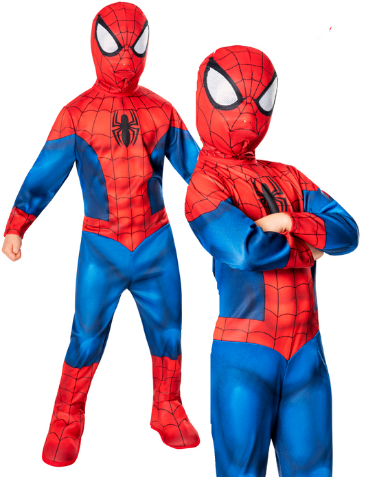 Spider-Man Costume Kids Marvel Superhero Spiderman Book Day Fancy Dress Outfit Kids