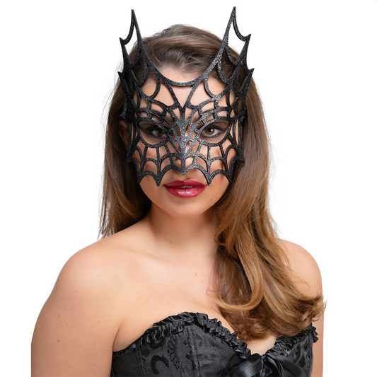 Glitter Spider Mask