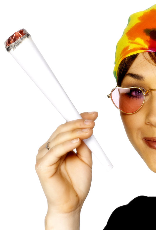 Comedy Rasta Spliff White Hippy Hippie Fancy Dress Costume Accessory New 1960s