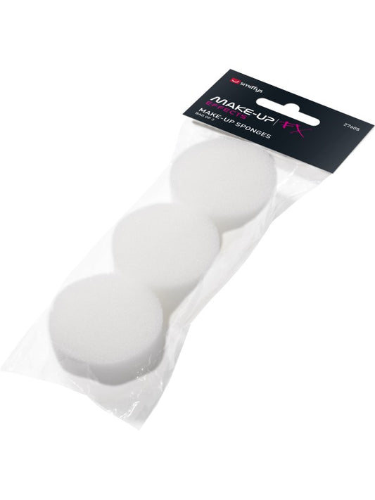 3 x Make Up Sponges Face Paint Applicators Fancy Dress Painting Accessory
