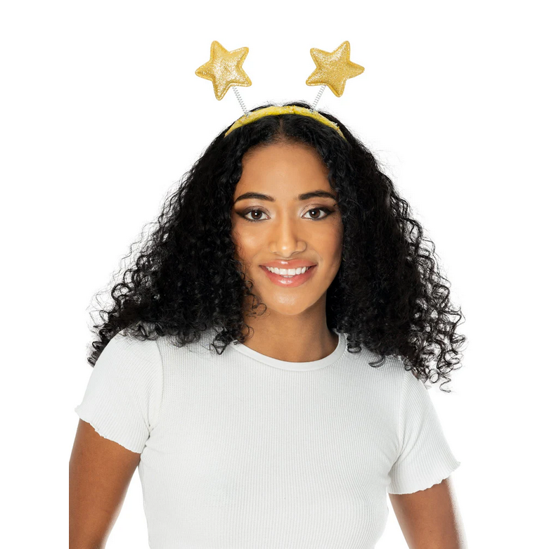Star Head Boppers Ladies Fancy Dress Accessory Novelty Photobooth Prop