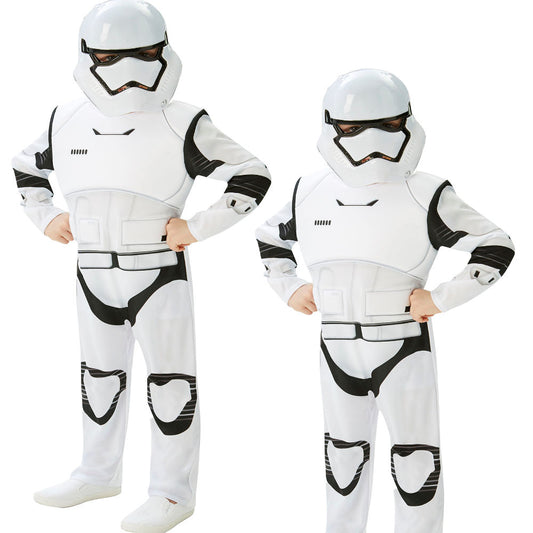 Deluxe Stormtrooper Star Wars Ep 7 the Force Awakens Boys Kids Costume + MASK