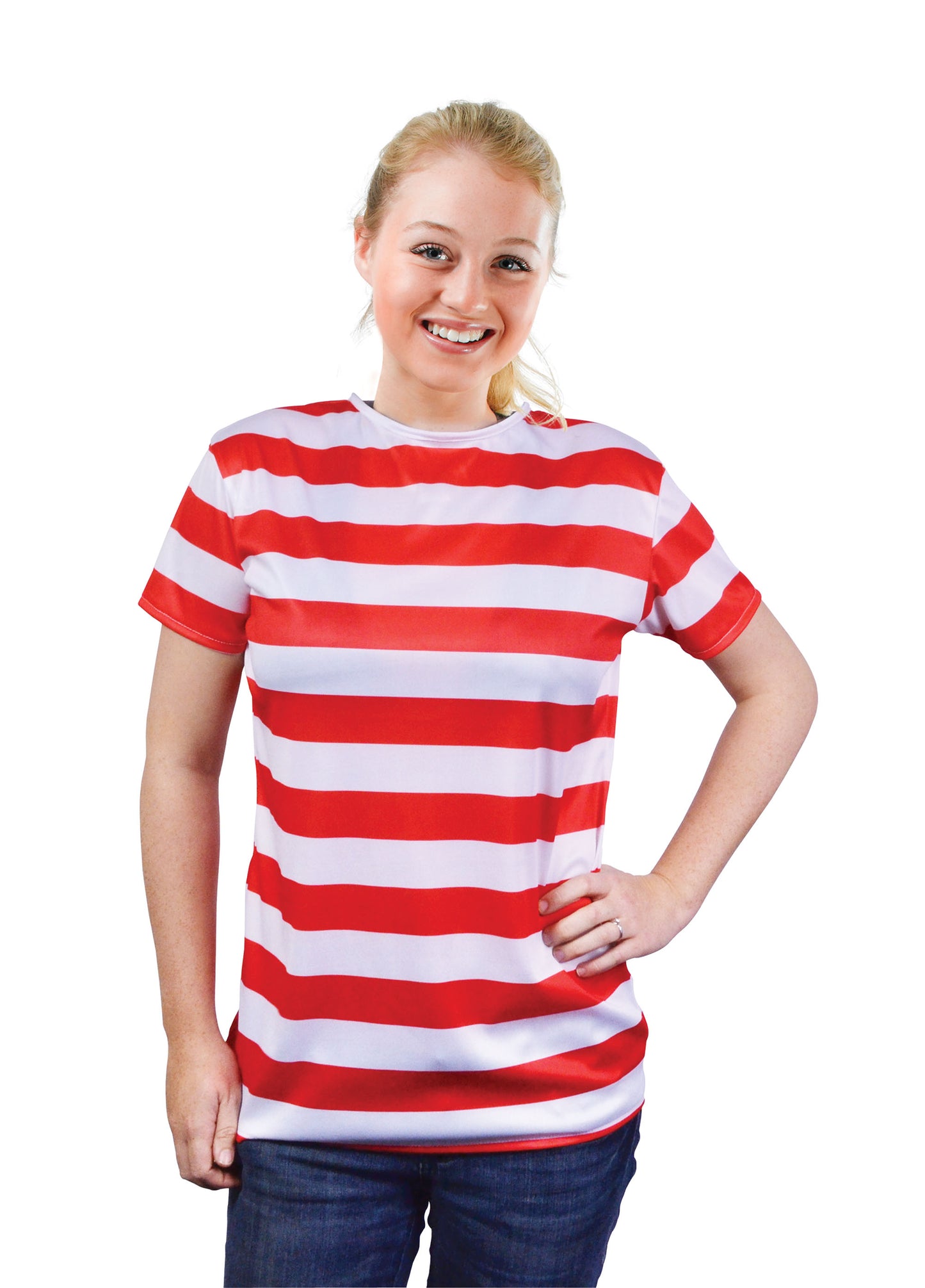 Striped Shirt Ladies (Red &amp; White)