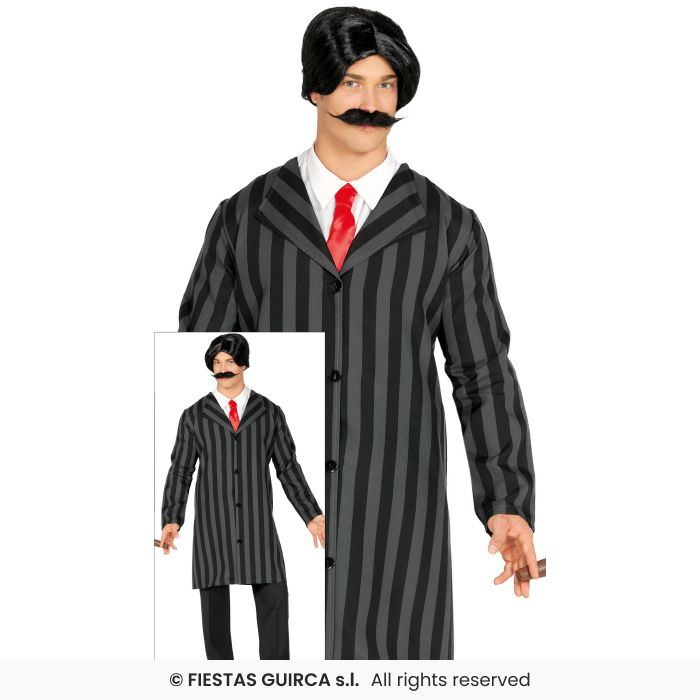 Mister Monster Striped Suit Adults Halloween Fancy Dress Costume Mens