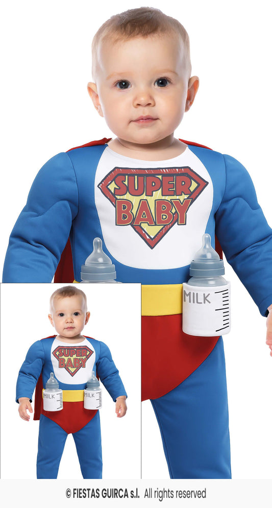 Super Baby Kids Fancy Dress Costume Baby Boy Toddler Superhero Outfit 1-2 Years
