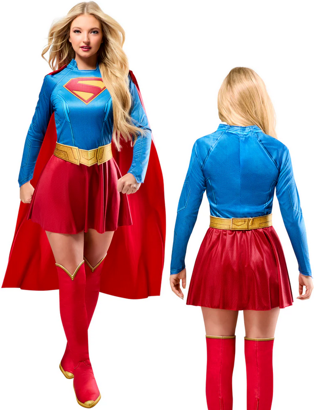 Supergirl Deluxe Ladies Superhero Fancy Dress Costume DC Comics 2026 Version