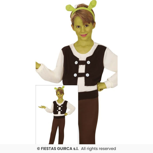 Swamp Monster Costume Book Day Film Character Fancy Dress Outfit Age 3-12
