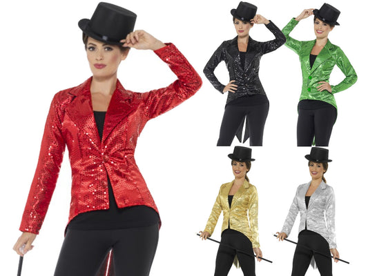 Ladies Tailcoat Sequin Jacket