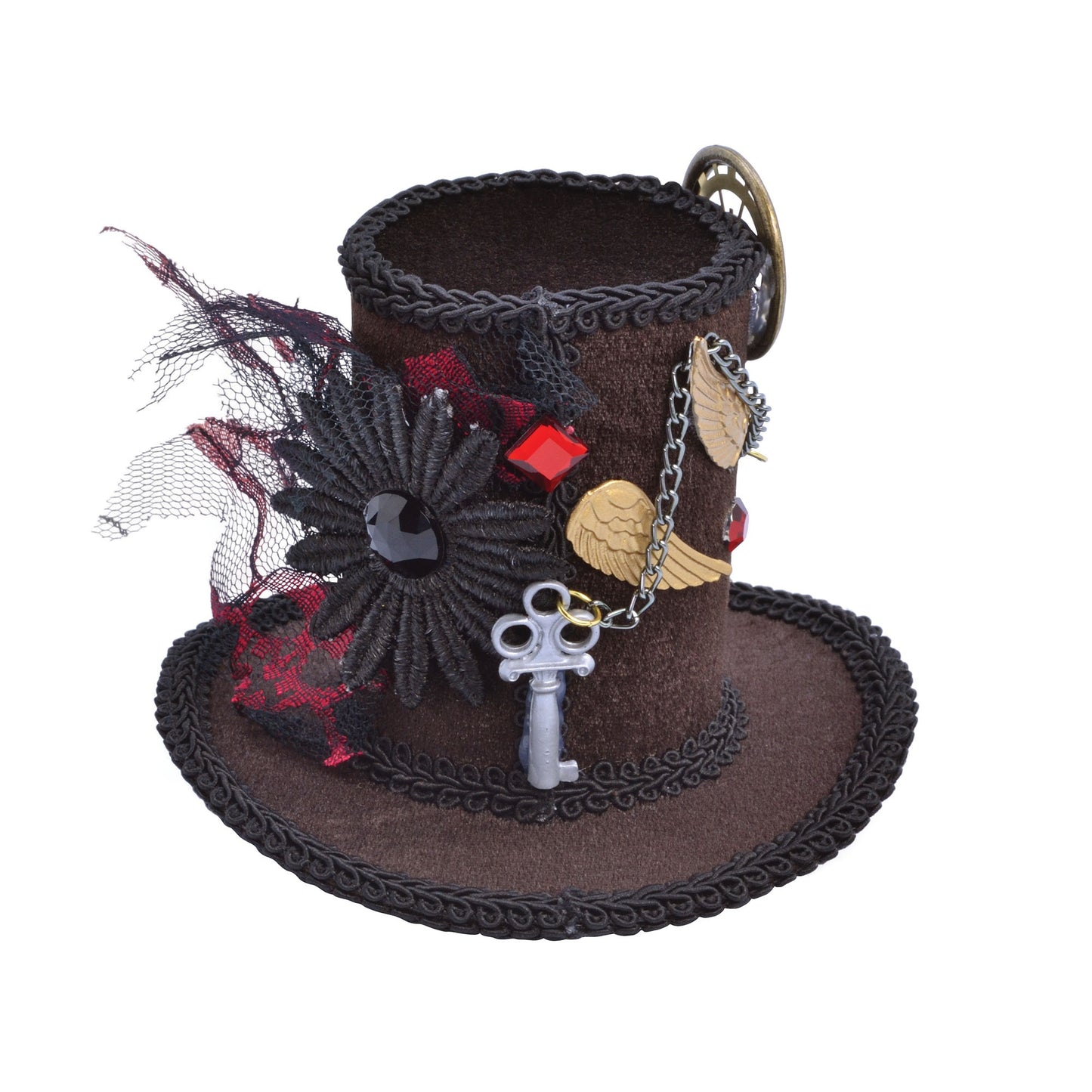 Steampunk Mini Tall Top Hat