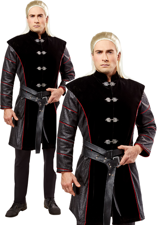 Daemon Targaryen Costume House Of Dragon Adult Fancy Dress Outfit Offical Mens