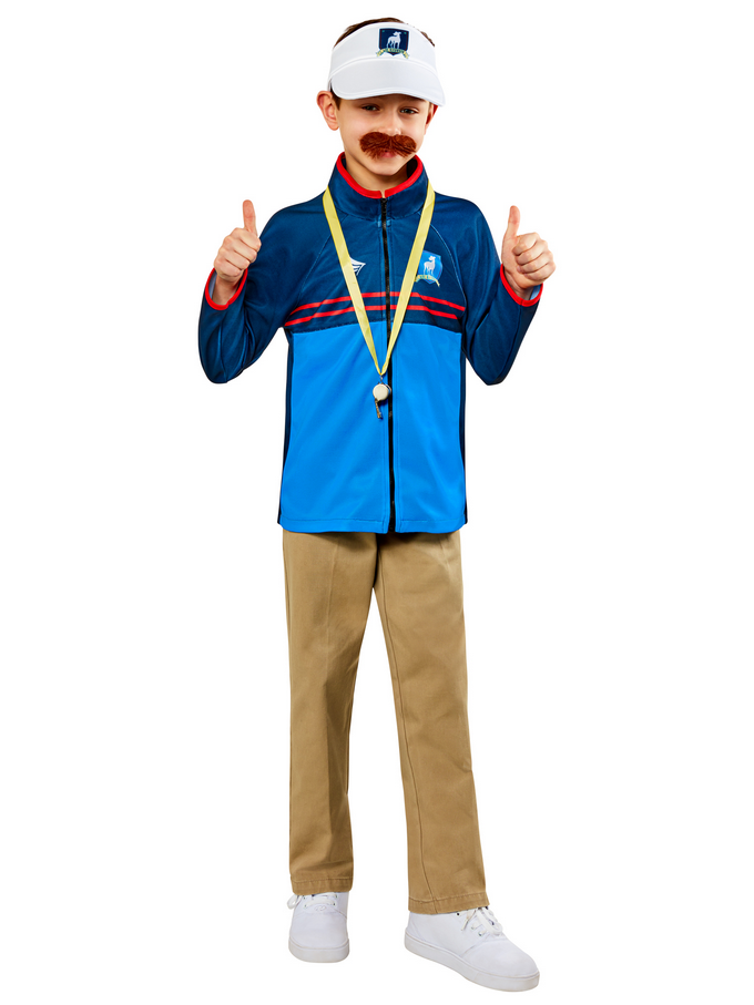 Ted Lasso Kids Film Tv Show Fancy Dress Costume Sports Coach Boys