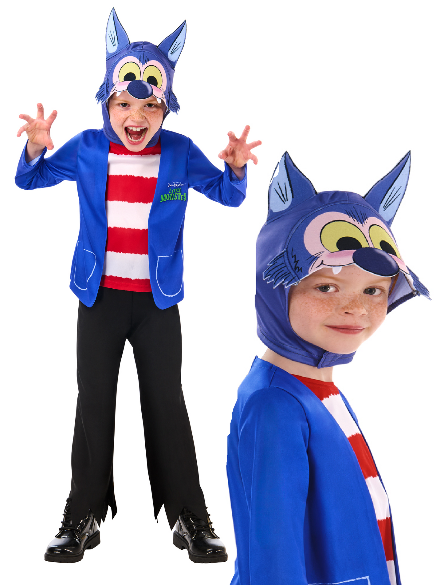 David Walliams Book Day Costume Howler Fancy Dress Kids Outfit Age 2-6