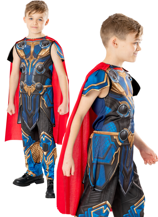 Thor Fancy Dress Marvel Avengers Comic Book Superhero Boys Book Day Kids Costume