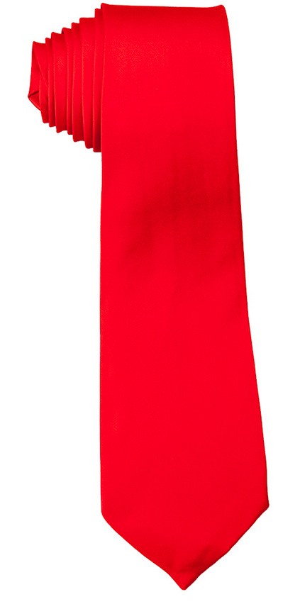 Red Tie News Presenter Movie Star Fancy Dress Costume Accessory News Reader