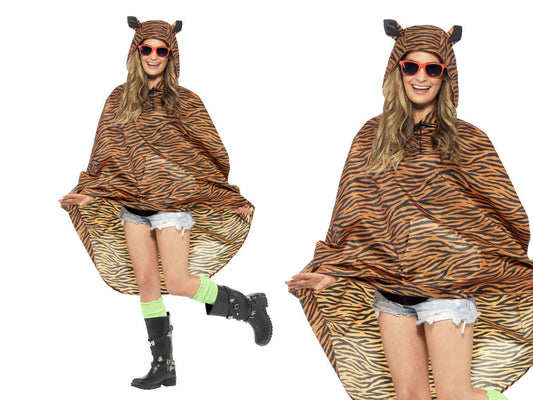 Tiger Party Poncho