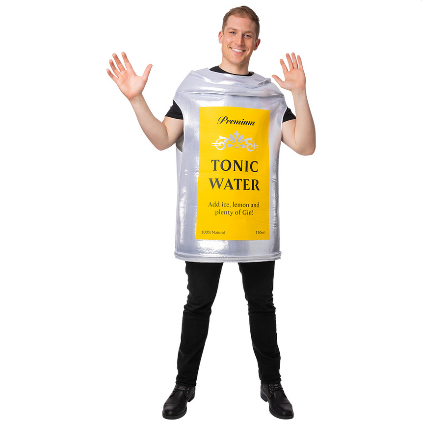 Gin & Tonic Fancy Dress Adults Novelty Drink Costume Ladies Mens Stag Kingdom Fancy Dress Gin & Tonic Fancy Dress Adults Novelty Drink Costume Ladies Mens Stag Kingdom Fancy Dress