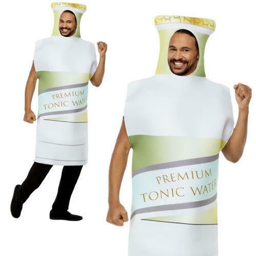 Tonic Bottle Costume, White