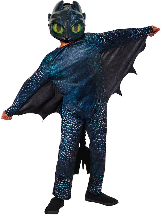Kids Toothless Costume How To Train Your Dragon Official Fancy Dress + Mask