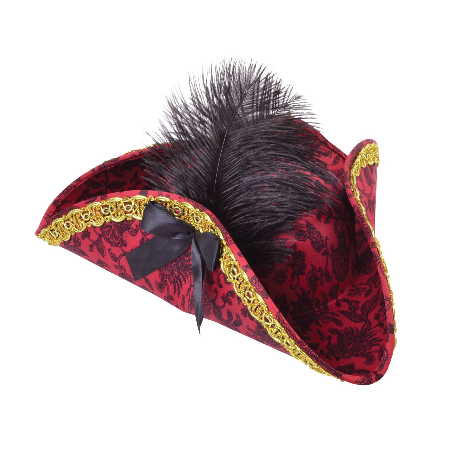 Red Pirate Tricorn (Ladies)