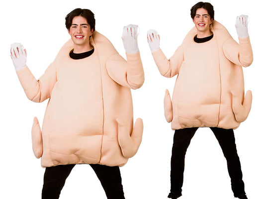 Giant Turkey Comedy Costume Christmas Adults Funny Novelty Fancy Dress Outfit