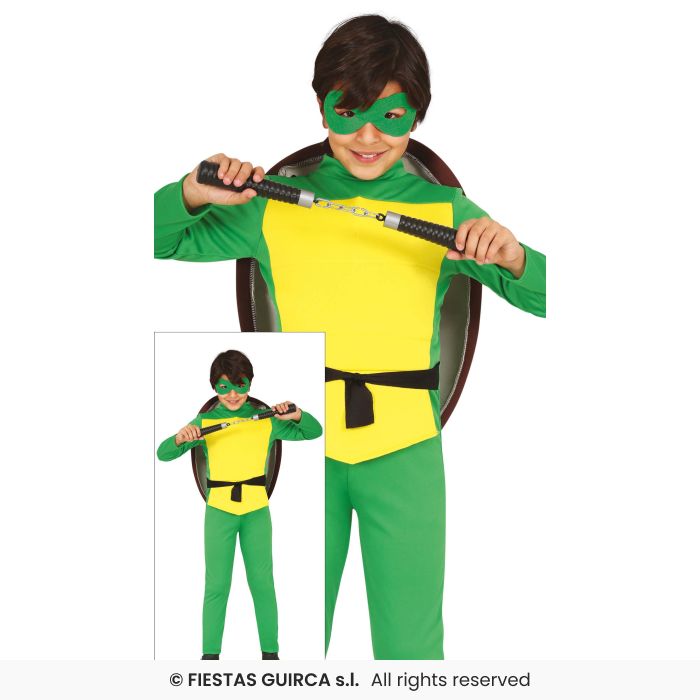 Turtle Fighter Boys Girls Superhero Ninja Turtle Fancy Dress Costume Age 3-12