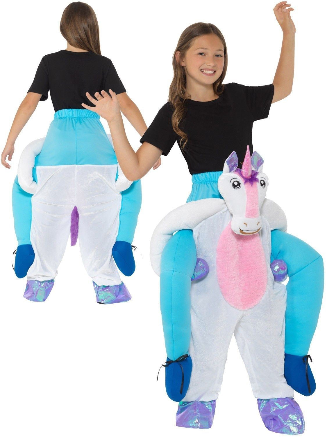 Kids Piggyback Unicorn Costume