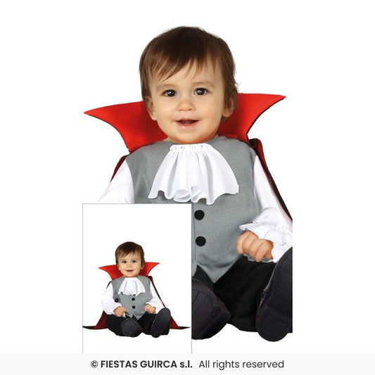 Cute Boys Vampire Fancy Dress Costume Toddlers Dracula Halloween Outfit Age 1-2