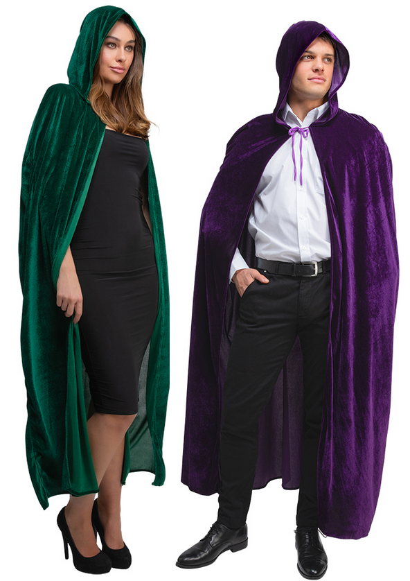 Velvet Hooded Cloak