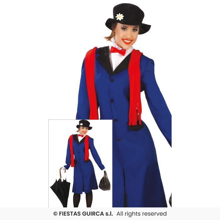 Victorian Nanny Babysitter Ladies Historical Fairytale Fancy Dress Costume Adults