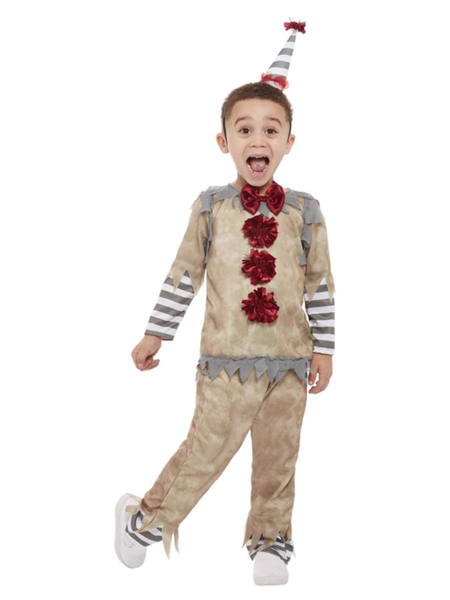 Toddlers Vintage Clown Costume