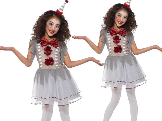 Vintage Clown Girl Costume