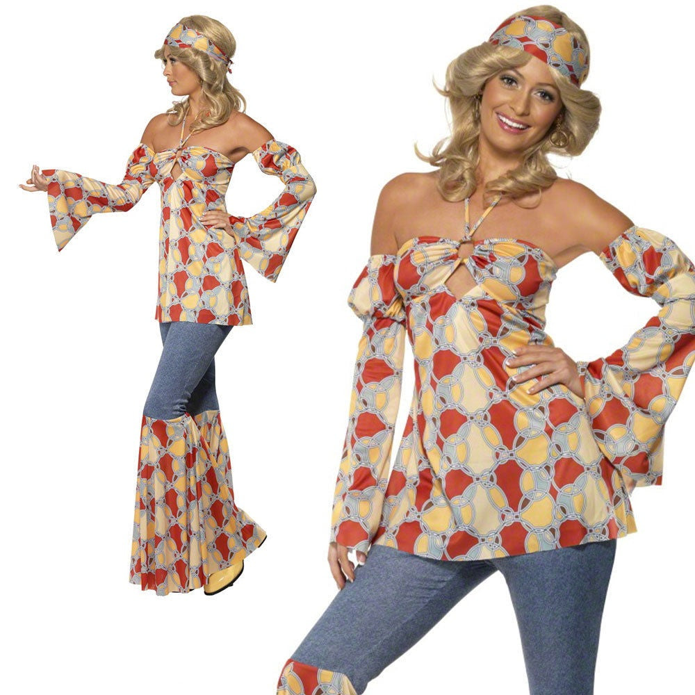 Vintage Hippie Ladies Costume