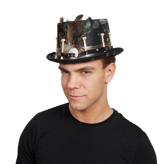 Top Hat Black Voodoo Style