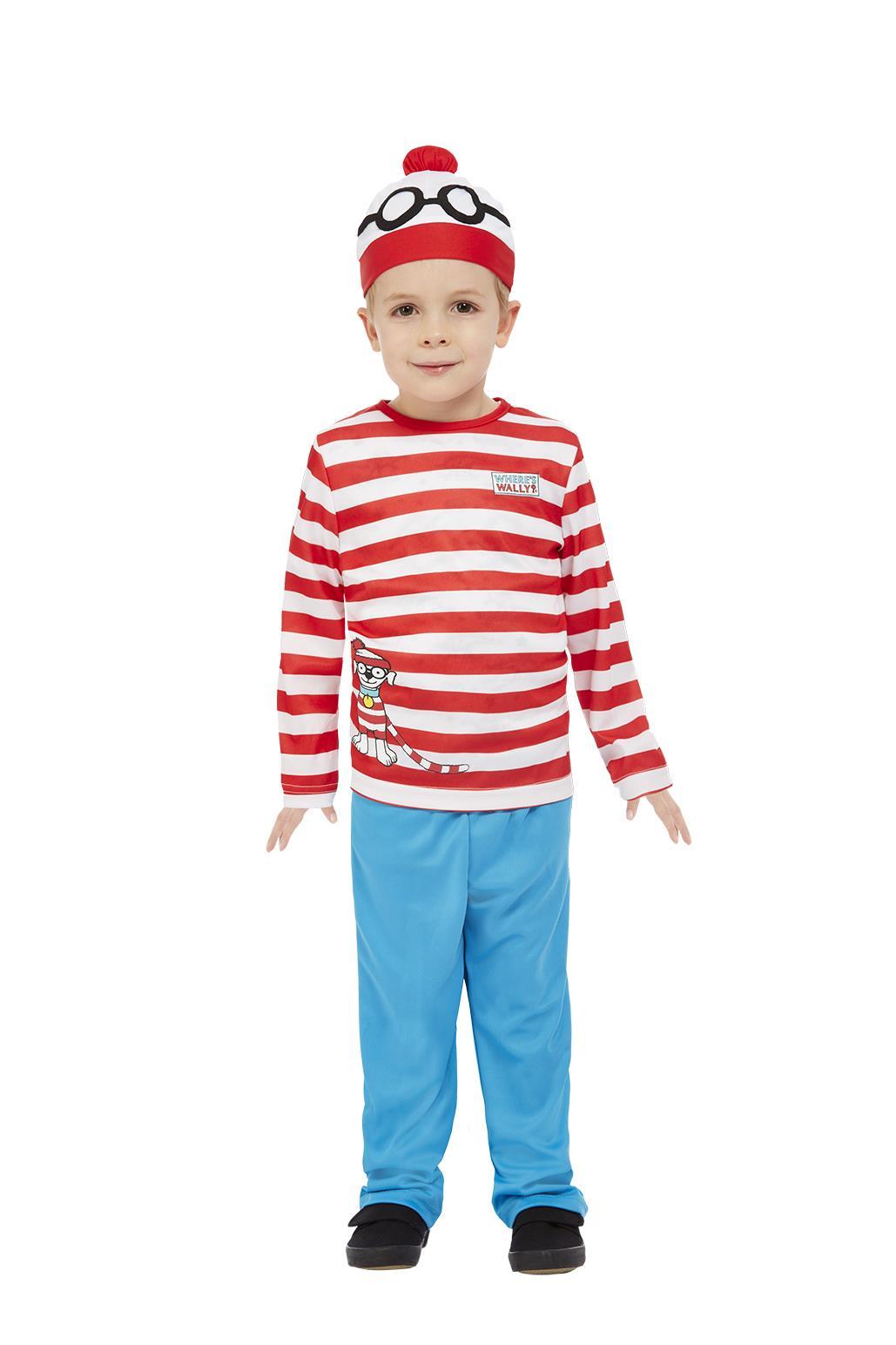 Where's Wally Costume, Red & White