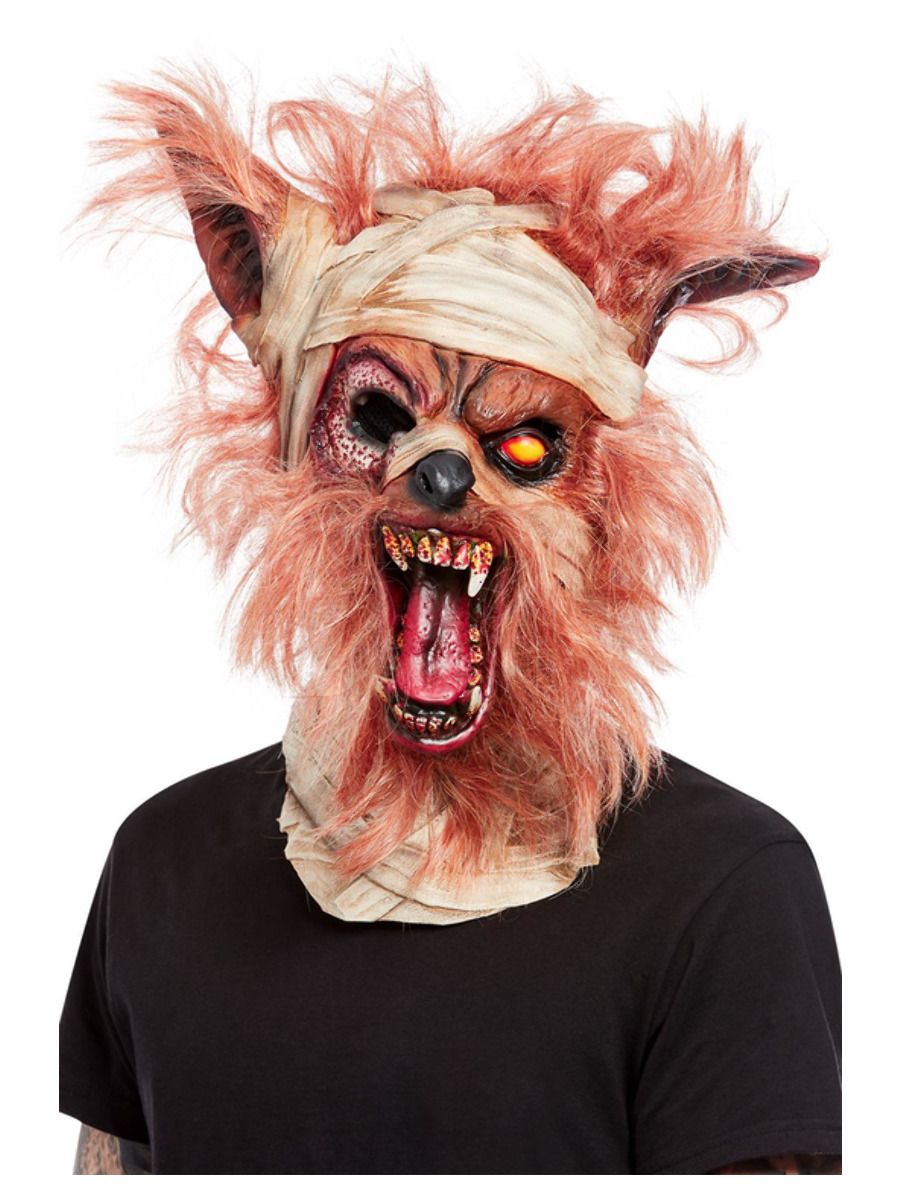 Werewolf Mummy Overhead Mask, Latex