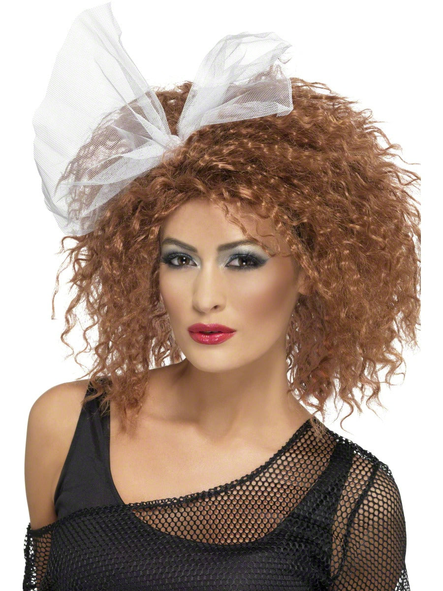 1980s Wild Child Wig Adults Material Girls Madonna Fancy Dress Accessory 80s