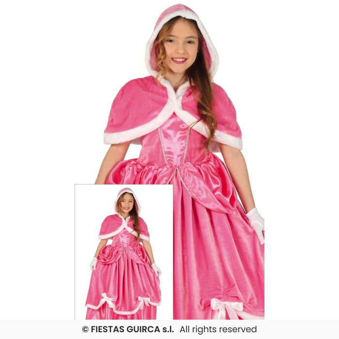 Winter Pink Princess Royal Girls Fairytale Storybook Fancy Dress Costume Age 3-9