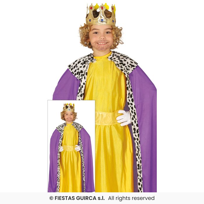 Wiseman Costume Kids Nativity Play Fancy Dress Outfit King Wise Man Age 3-12