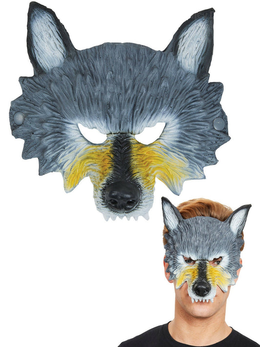 Wolf Mask Half Face