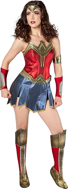 Wonder Woman WW 84 Ladies Official Superhero Fancy Dress Costume UK 10-12