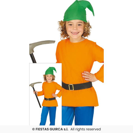 Woodland Dwarf Kids School Storybook Book Day Girls Fancy Dress Costume Age 3-12