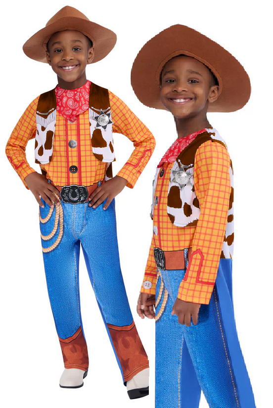 Sheriff Yeehaw Costume Boys Cowboy Wild West Western Fancy Dress Kids Outfit Age 3-10